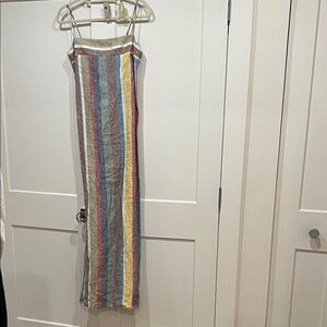 STAUD Lauren Maxi Spaghetti Strap Dress NWT Size S